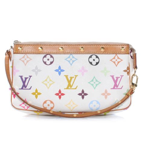 lv multi pochette white